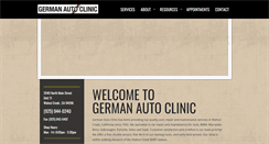 Desktop Screenshot of germanautoclinicinc.com